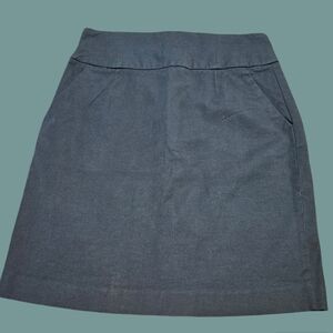 Banana Republic Classic Dark Gray Women's Stretch Skirt Size 6